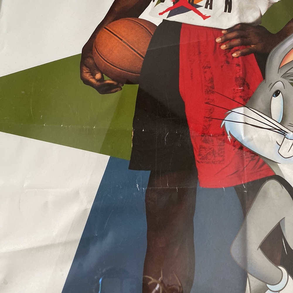 1992 Michael “Hare” Jordan Bugs Bunny Poster - Space Jam - Picture 6 of 6